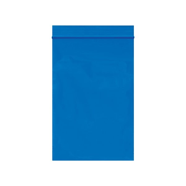 Bsc Preferred 4 x 6'' - 2 Mil Blue Reclosable Poly Bags, 1000PK BUY03998153 - main